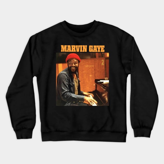 Marvin Gaye 1974 Crewneck Sweatshirt by BixterBitzzz